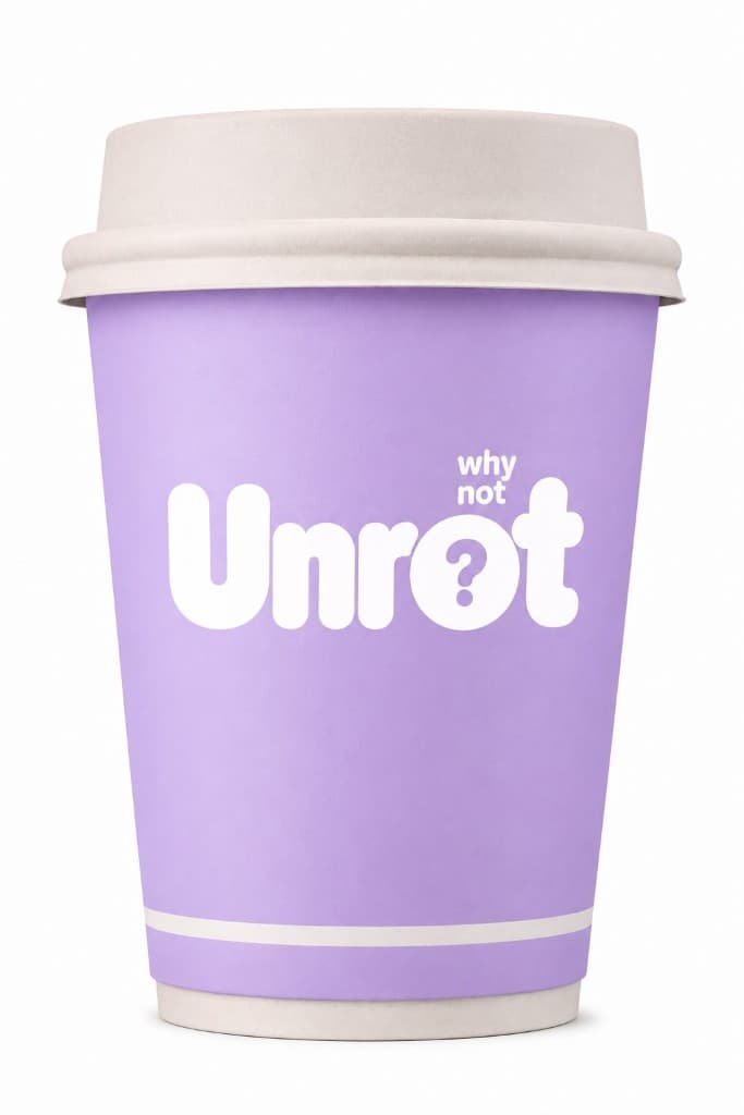 Lavender Unrot takeaway cup